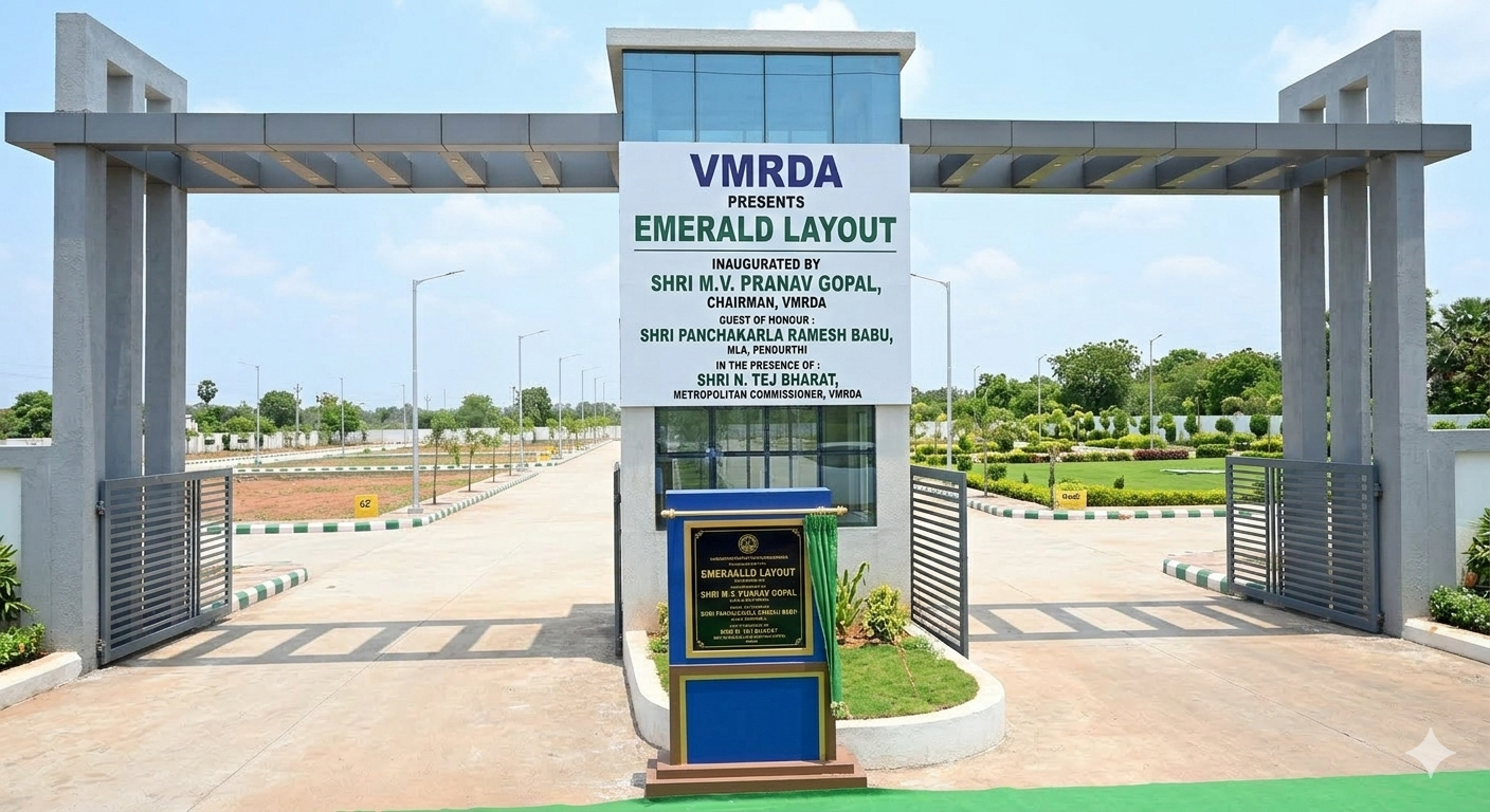 VMRDA unveils ‘Emerald Layout’ in city