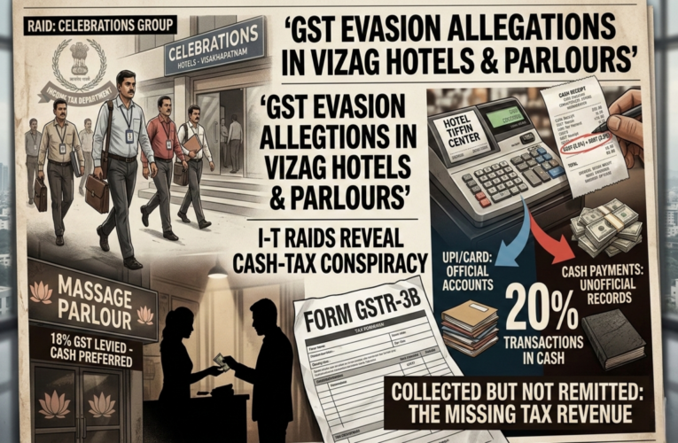 GST Evasion Allegations Surface in City Hotels, Eateries