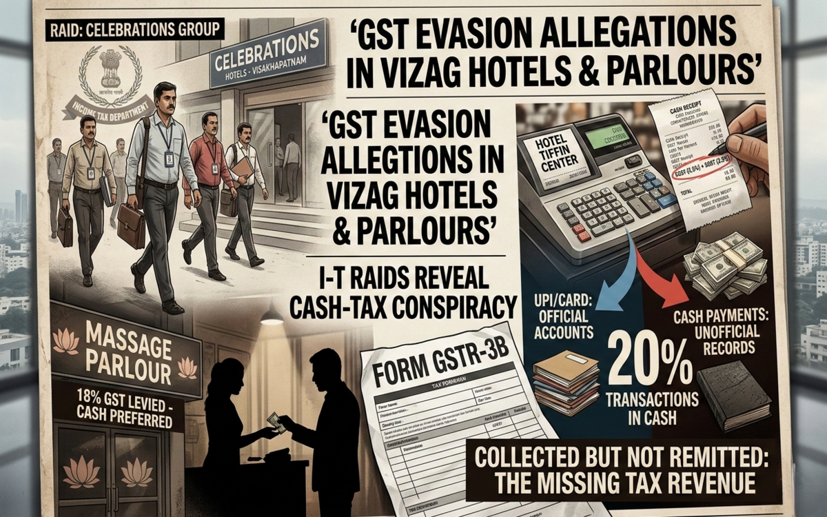 GST Evasion Allegations Surface in City Hotels, Eateries