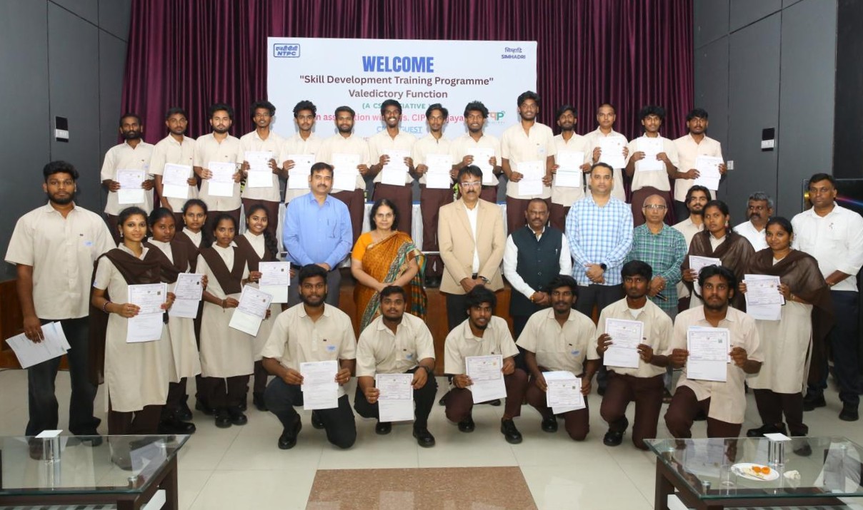 NTPC Simhadri Achieves 100% Placement for Trainees