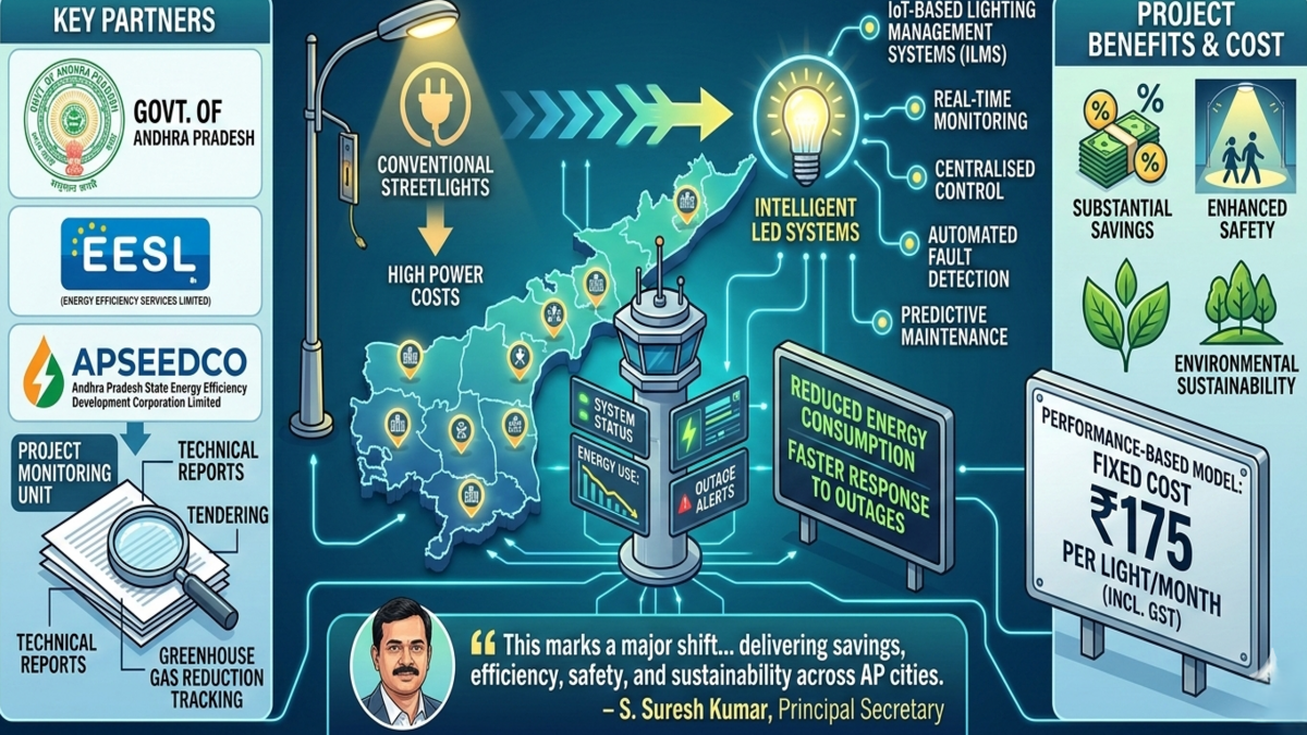 AP clears smart streetlighting overhaul across cities