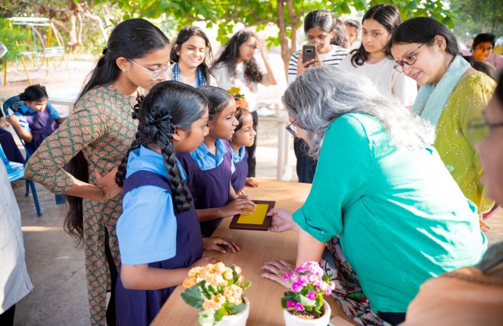Architecture students hold special camp for visually challenged girls