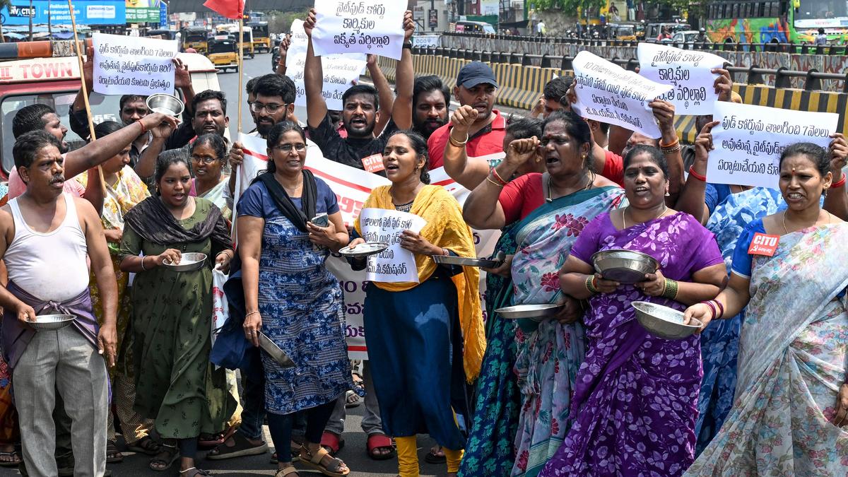 Vizag Night Food Vendors’ Stir Enters Day 17, Distress Deepens