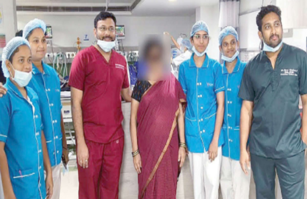 Vizag woman survives triple cardiac arrest