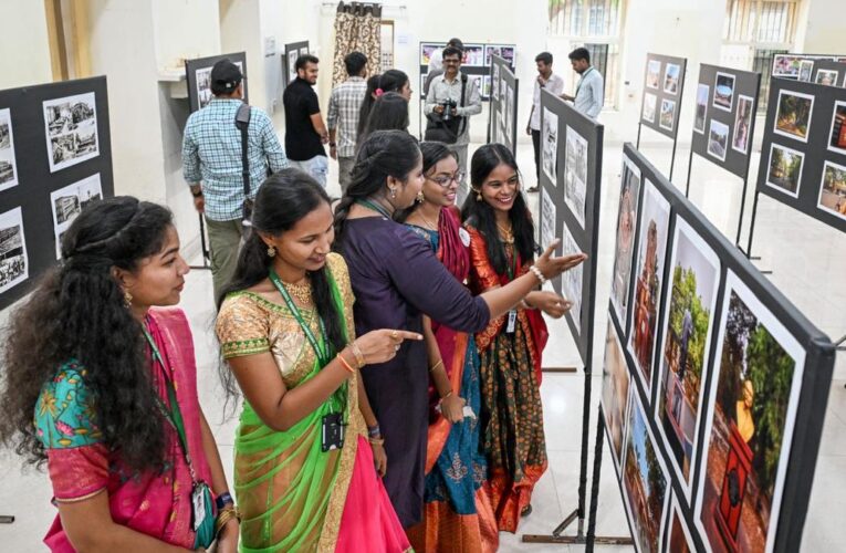 AU Journalism Dept marks centenary with Veeksha 2026 photo show