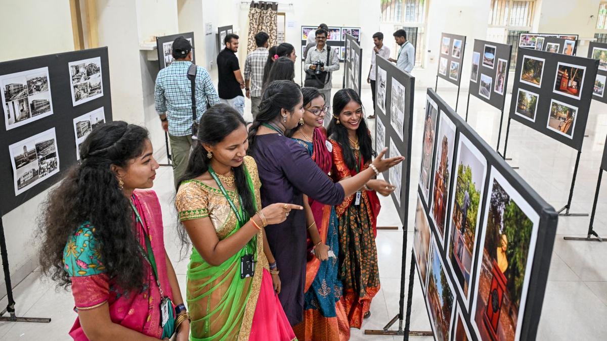 AU Journalism Dept marks centenary with Veeksha 2026 photo show