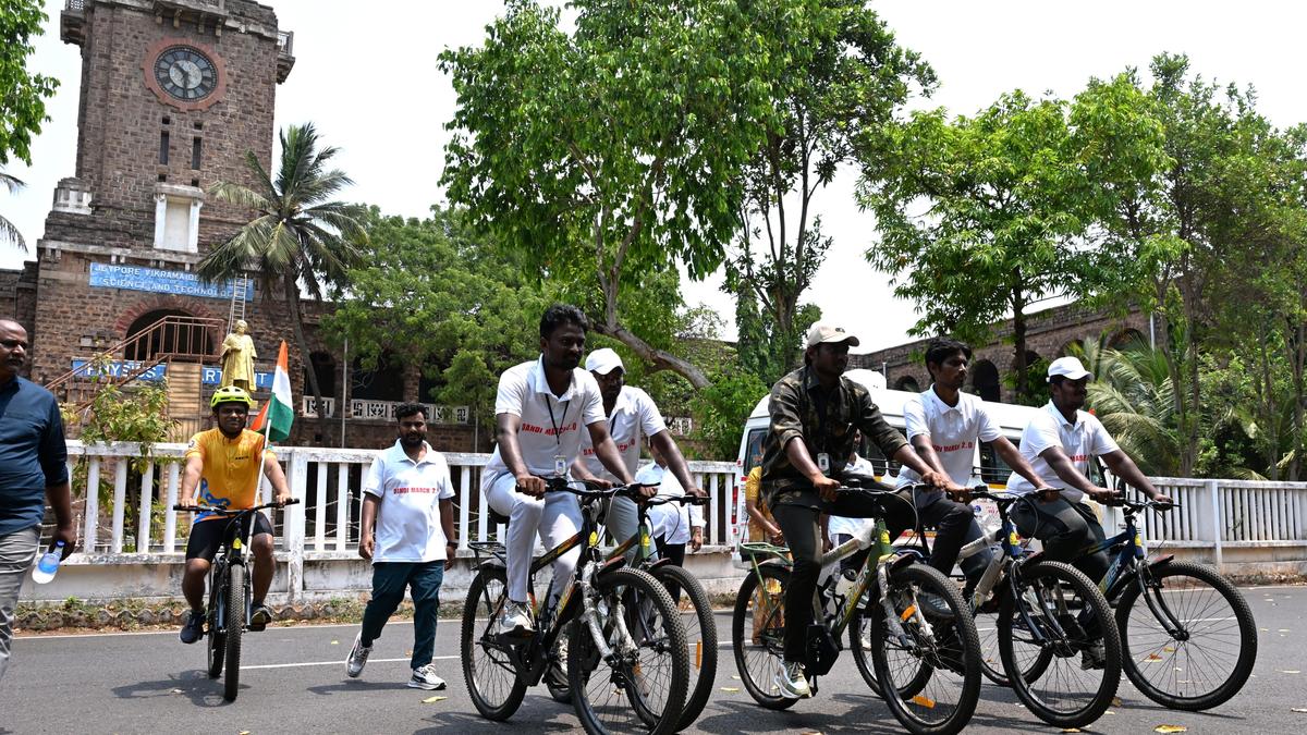 Dandi March 2.0 Cycling Yatra for Drug-Free Andhra Concludes at AU