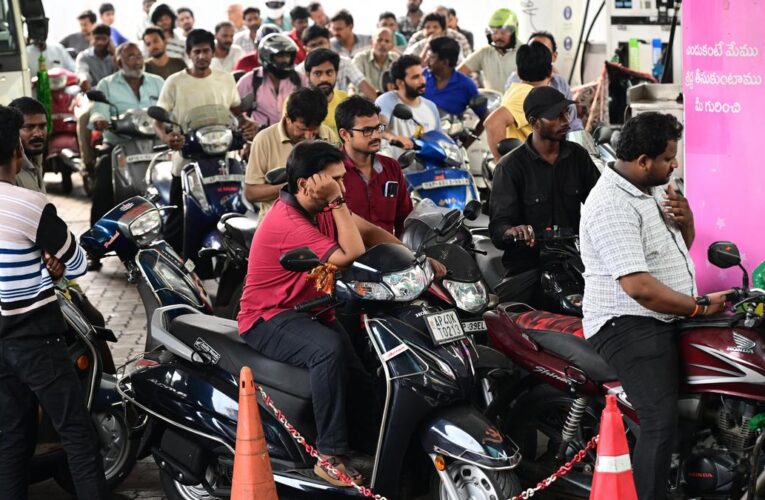 Rush at fuel stations amid shortage fears causes long queues