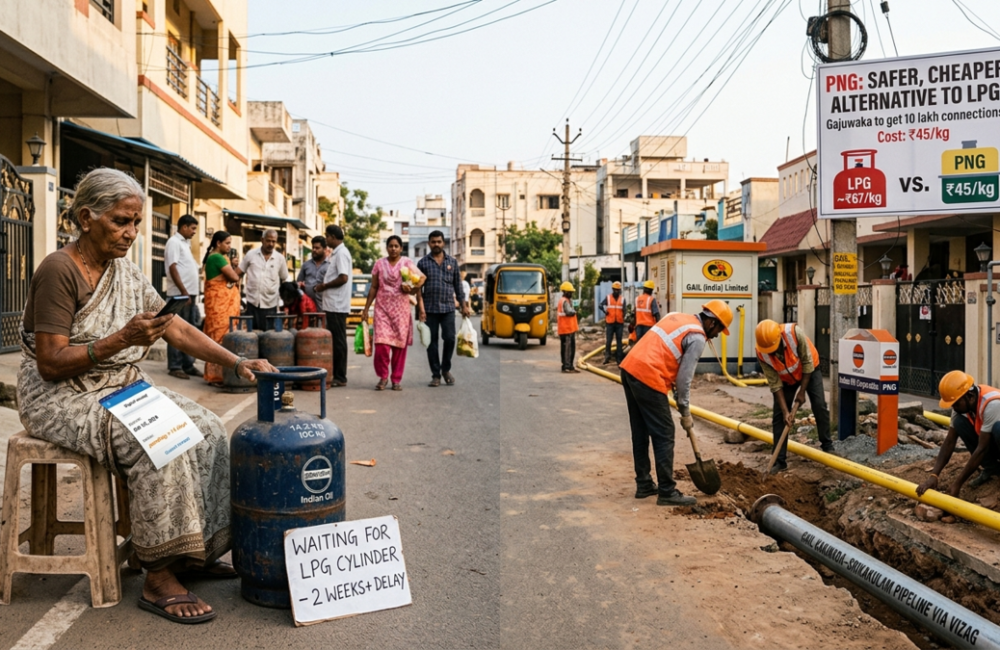 PNG push as LPG shortage worsens in Vizag