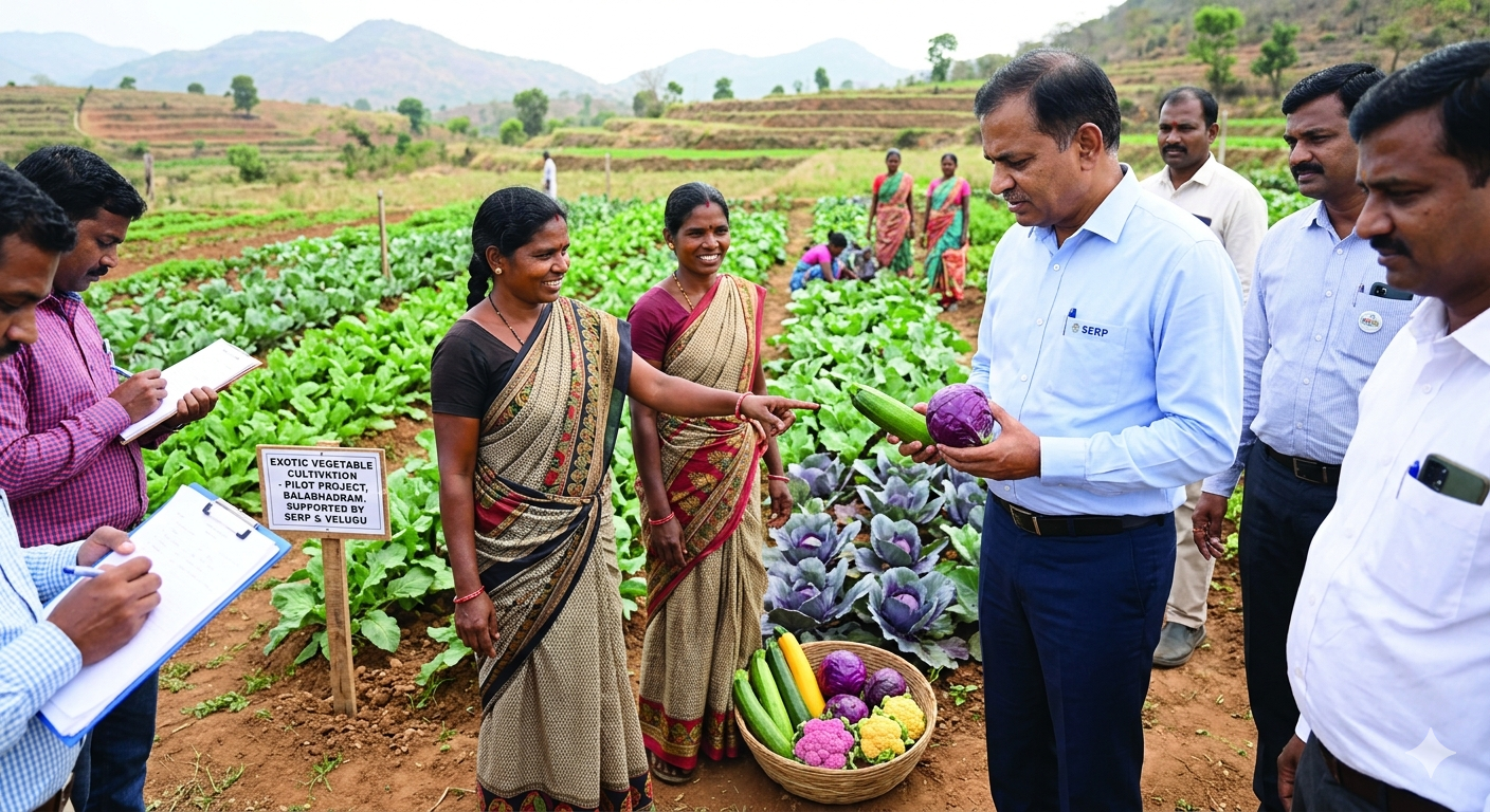 Exotic vegetable cultivation to be expanded in district with DWCRA women farmers