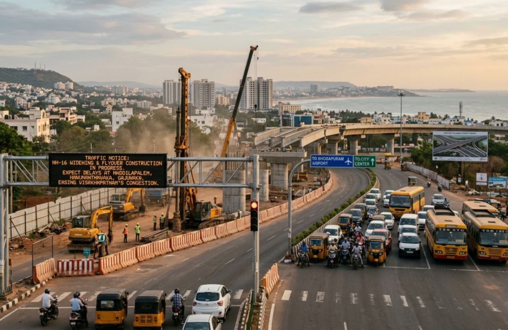Visakhapatnam pushes road widening, flyovers to ease traffic congestion
