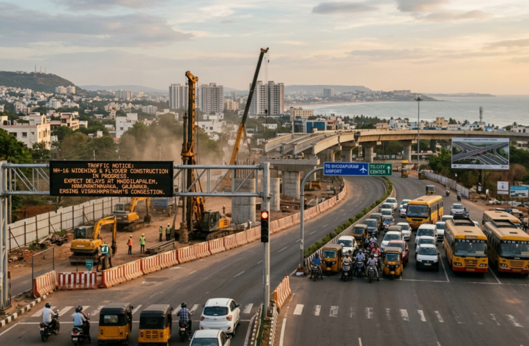 Visakhapatnam pushes road widening, flyovers to ease traffic congestion