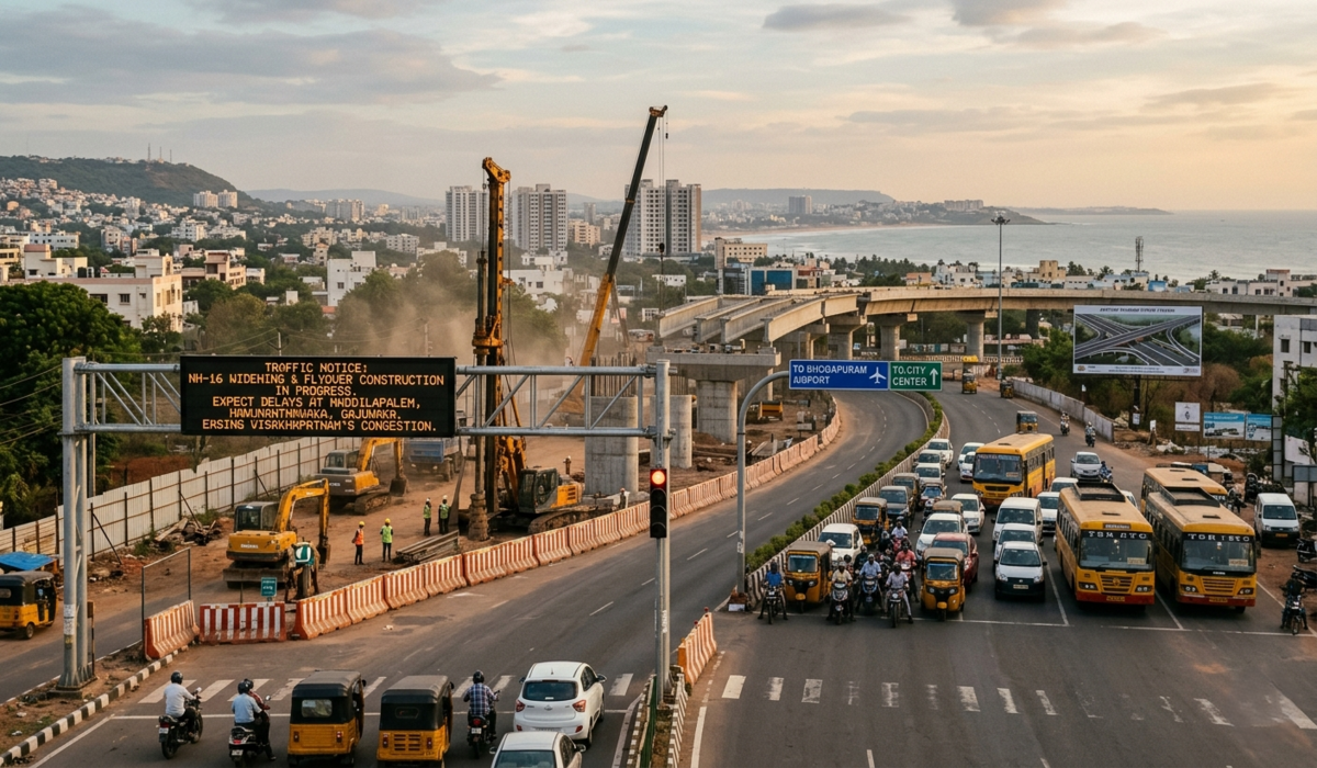 Visakhapatnam pushes road widening, flyovers to ease traffic congestion