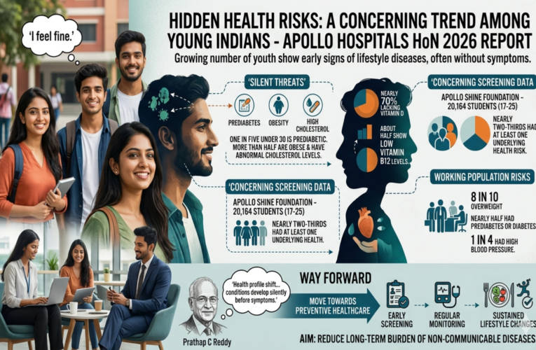 Silent Health Risks Rising Among India’s Young Population