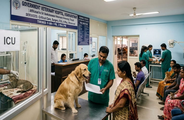 Life-Saving Care for Pets at Vizag Veterinary Hospital