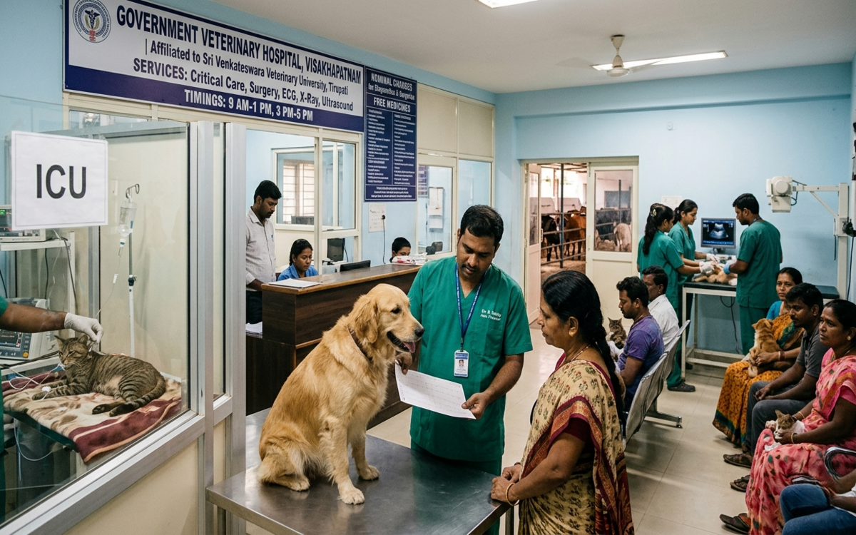 Life-Saving Care for Pets at Vizag Veterinary Hospital