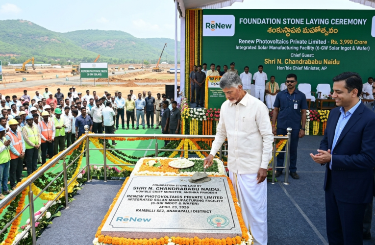 Naidu to launch ₹3,990-crore ReNew solar project in Anakapalli