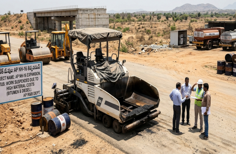 Bitumen, Diesel Price Surge Slows Andhra Pradesh Road Construction