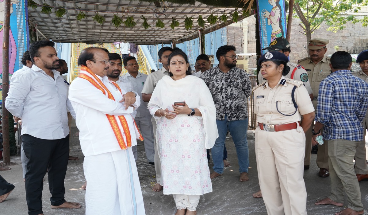 Home Minister Reviews Simhachalam Chandanotsavam Arrangements