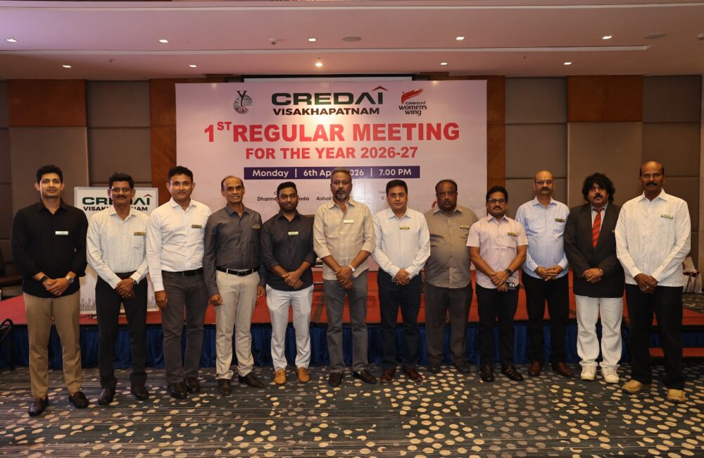 CREDAI Visakhapatnam Announces New Leadership for 2026–27