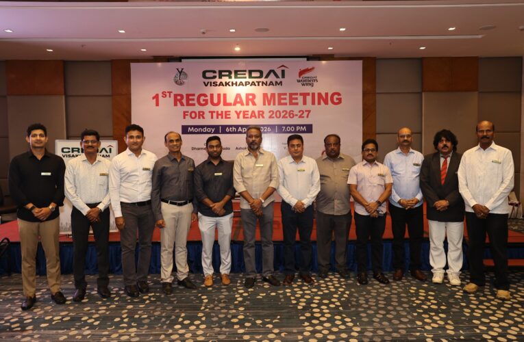 CREDAI Visakhapatnam Announces New Leadership for 2026–27