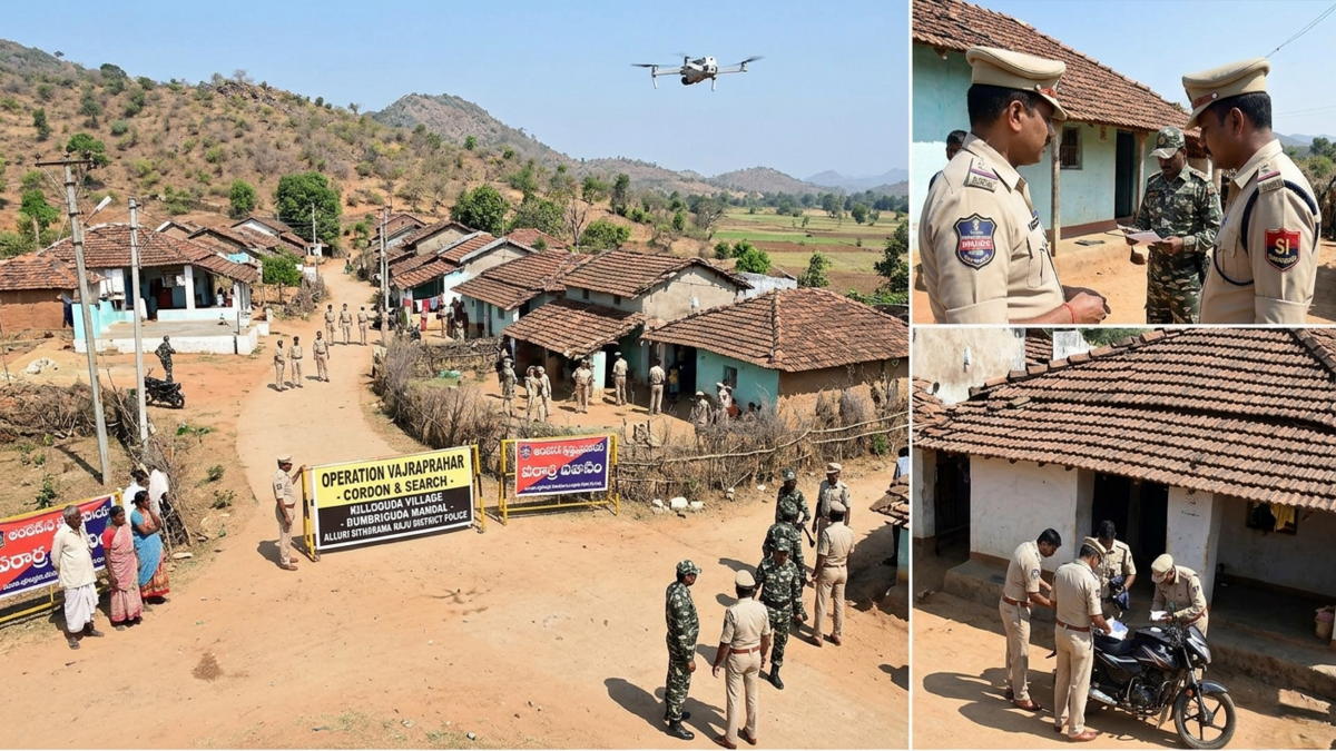 ‘Operation Vajraprahar’: Police Launch Major Cordon and Search in Killoguda