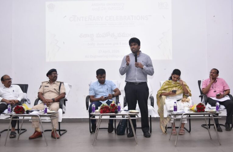 AU centenary fete: Collector reviews student arrangements