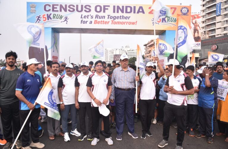 5K run organised at RK Beach to create awareness on Census