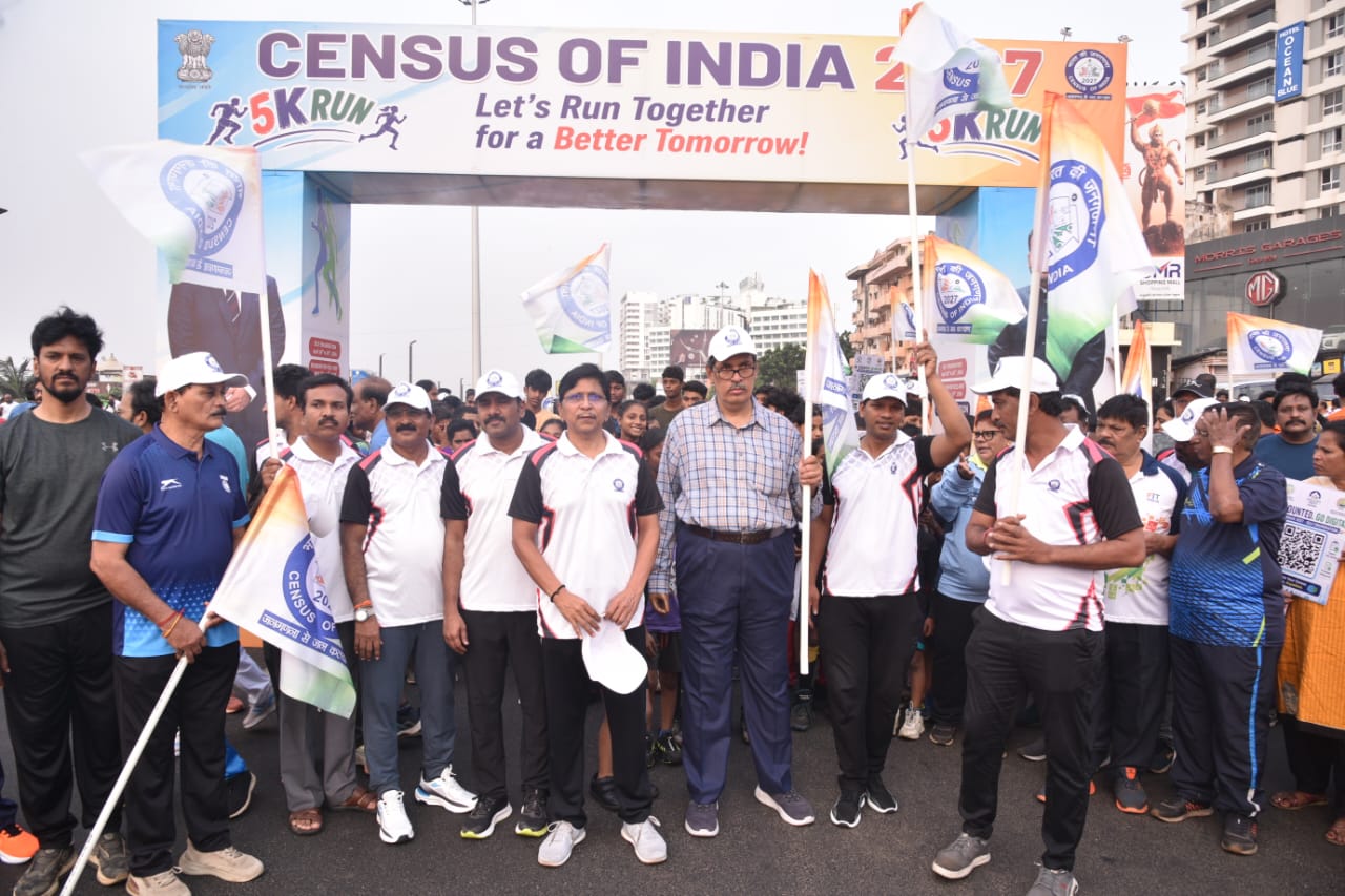 5K run organised at RK Beach to create awareness on Census