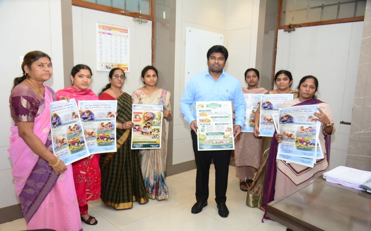 Collector launches Poshan Pakhwada