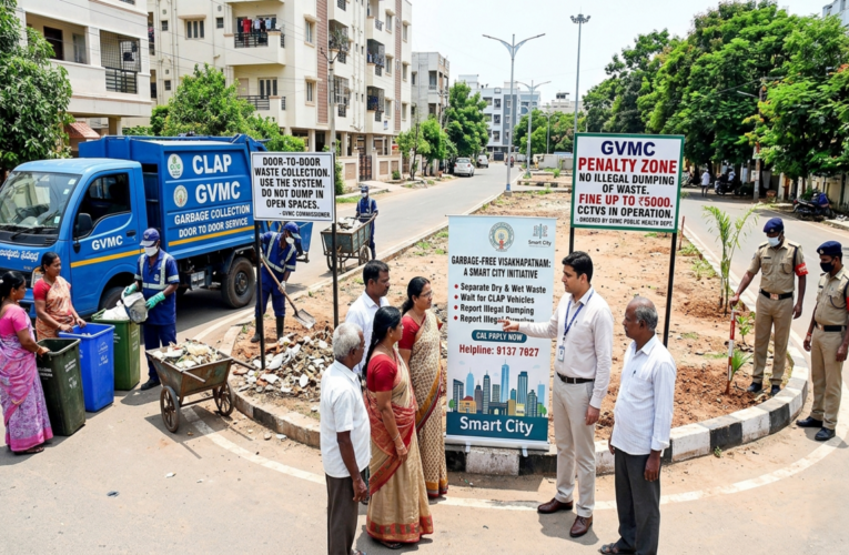 GVMC steps up measures to curb waste dumping in city