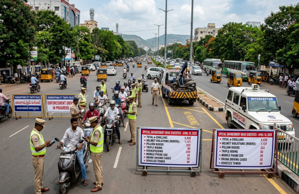 Traffic Police Book 2,430 Violations in Citywide Drive