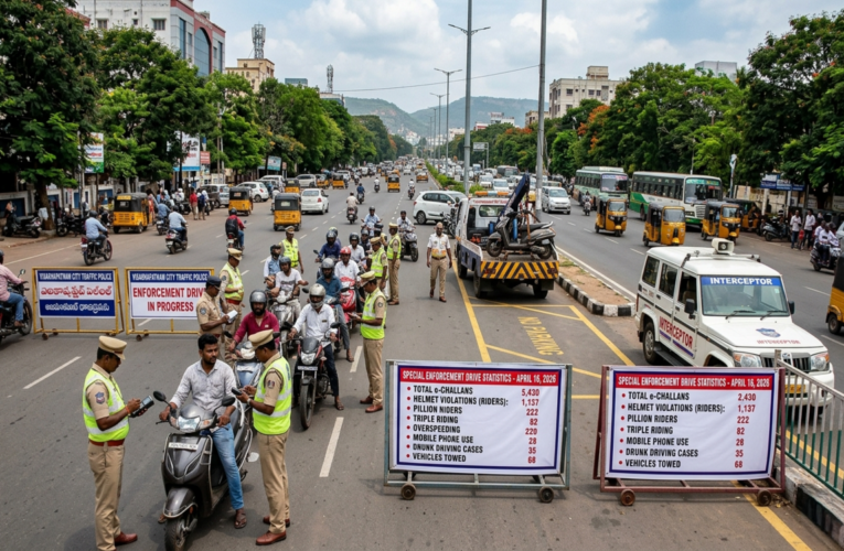 Traffic Police Book 2,430 Violations in Citywide Drive