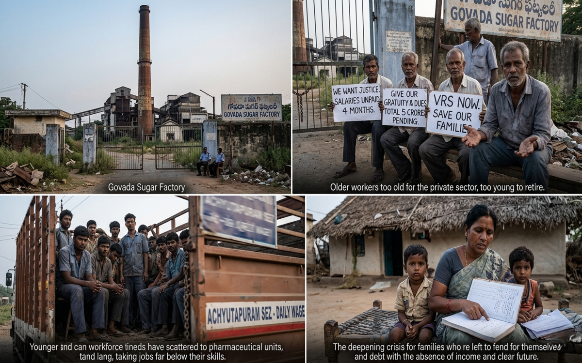 Closure of Govada sugar factory leaves workers in limbo