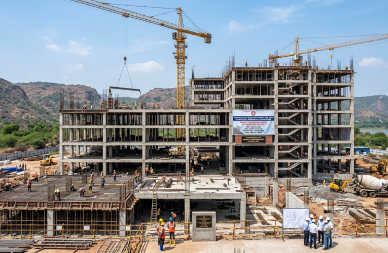 Work on South Coast Railway Zone headquarters gathers pace