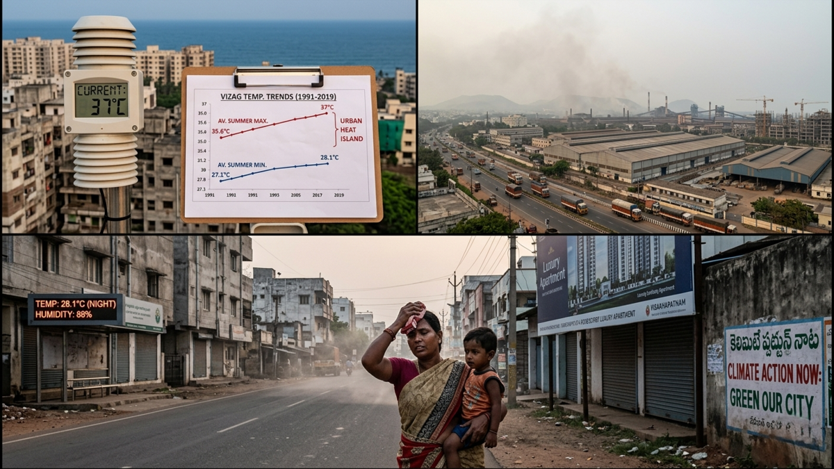 Vizag Emerging as an Urban Heat Island, Study Warns