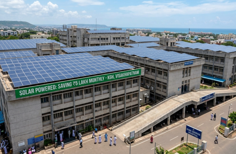 Visakhapatnam hospitals cut electricity bills with solar power adoption