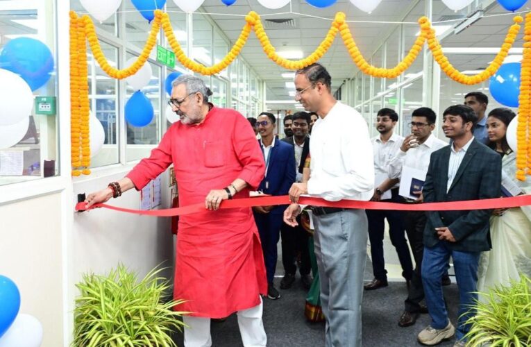 Giriraj Singh opens medical textiles lab at AMTZ in Vizag