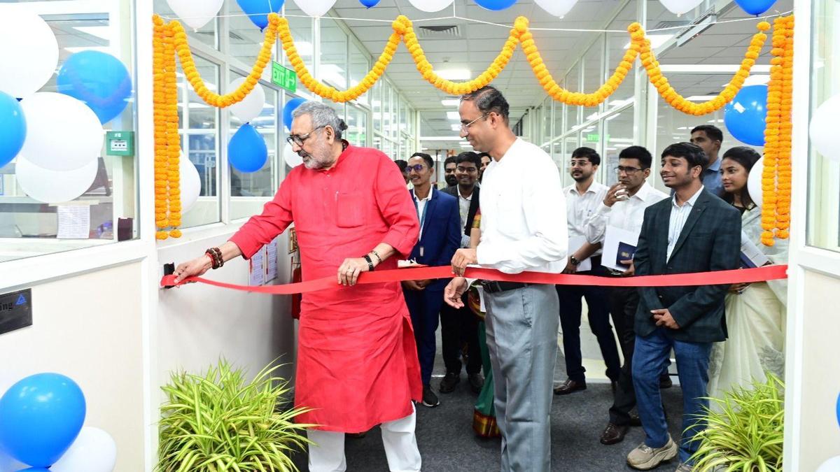 Giriraj Singh opens medical textiles lab at AMTZ in Vizag