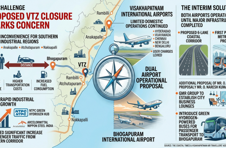 Industry leaders pitch dual-airport plan for Vizag amid connectivity concerns