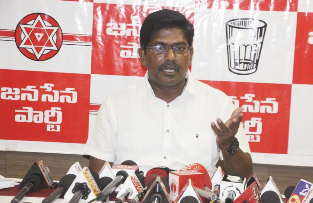 Jana Sena seeks probe into ₹40-crore Port Stadium compensation