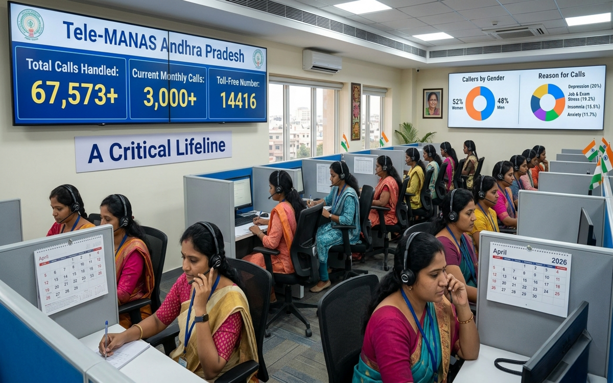 AP's Tele-MANAS shines as mental health calls triple