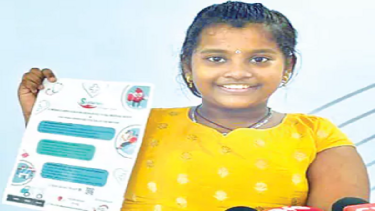 Class V student develops app to help locate blood donors during emergencies