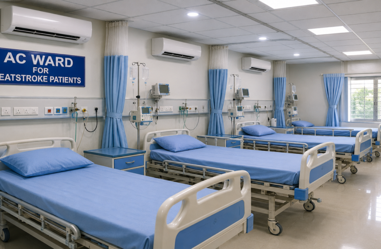 AC Heatstroke Wards Set Up in Govt Hospitals
