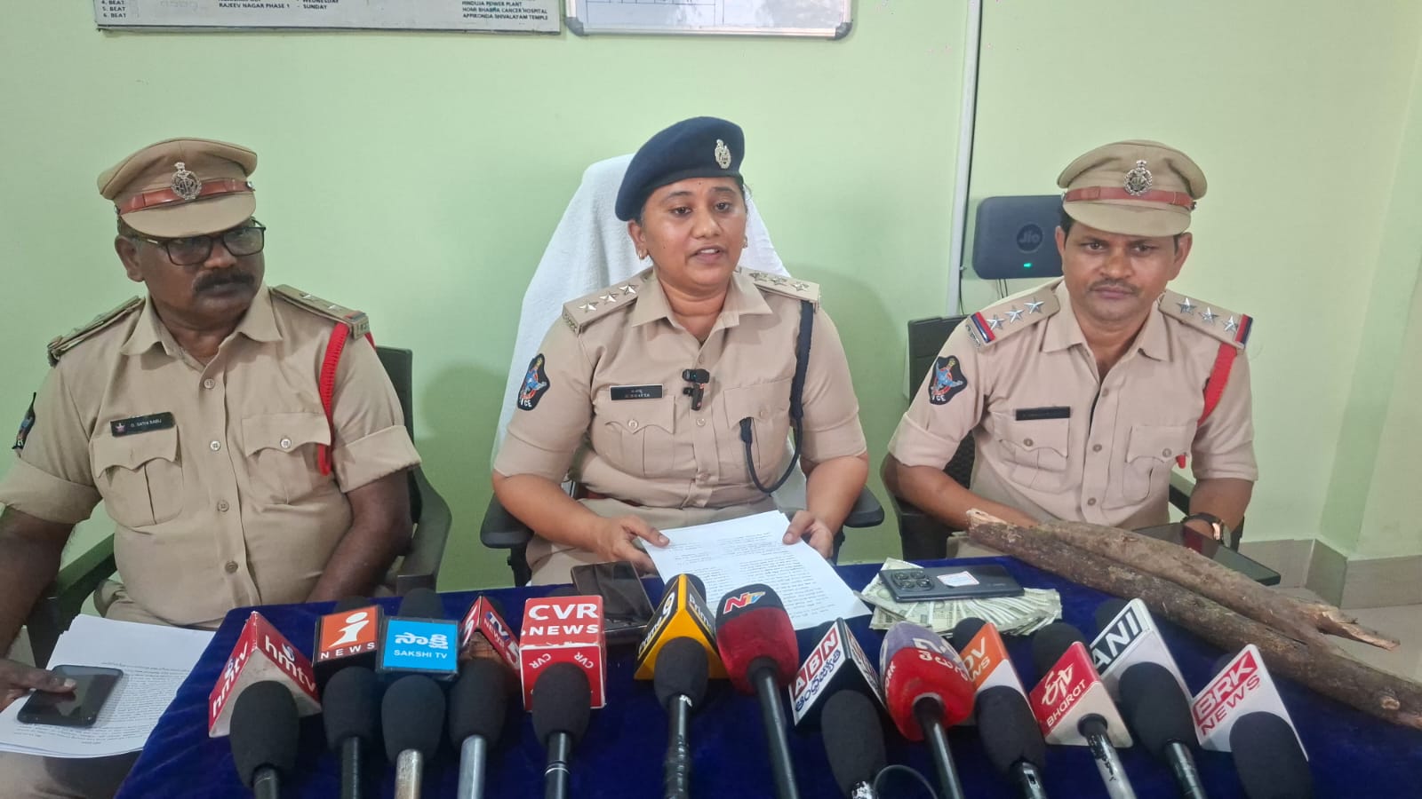 Two held in robbery case, juvenile detained