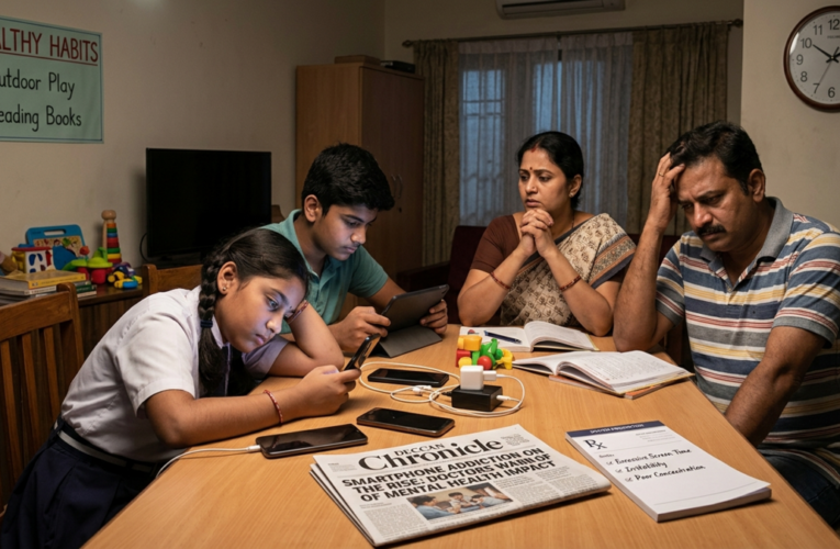 Screen addiction among children triggers alarm in city