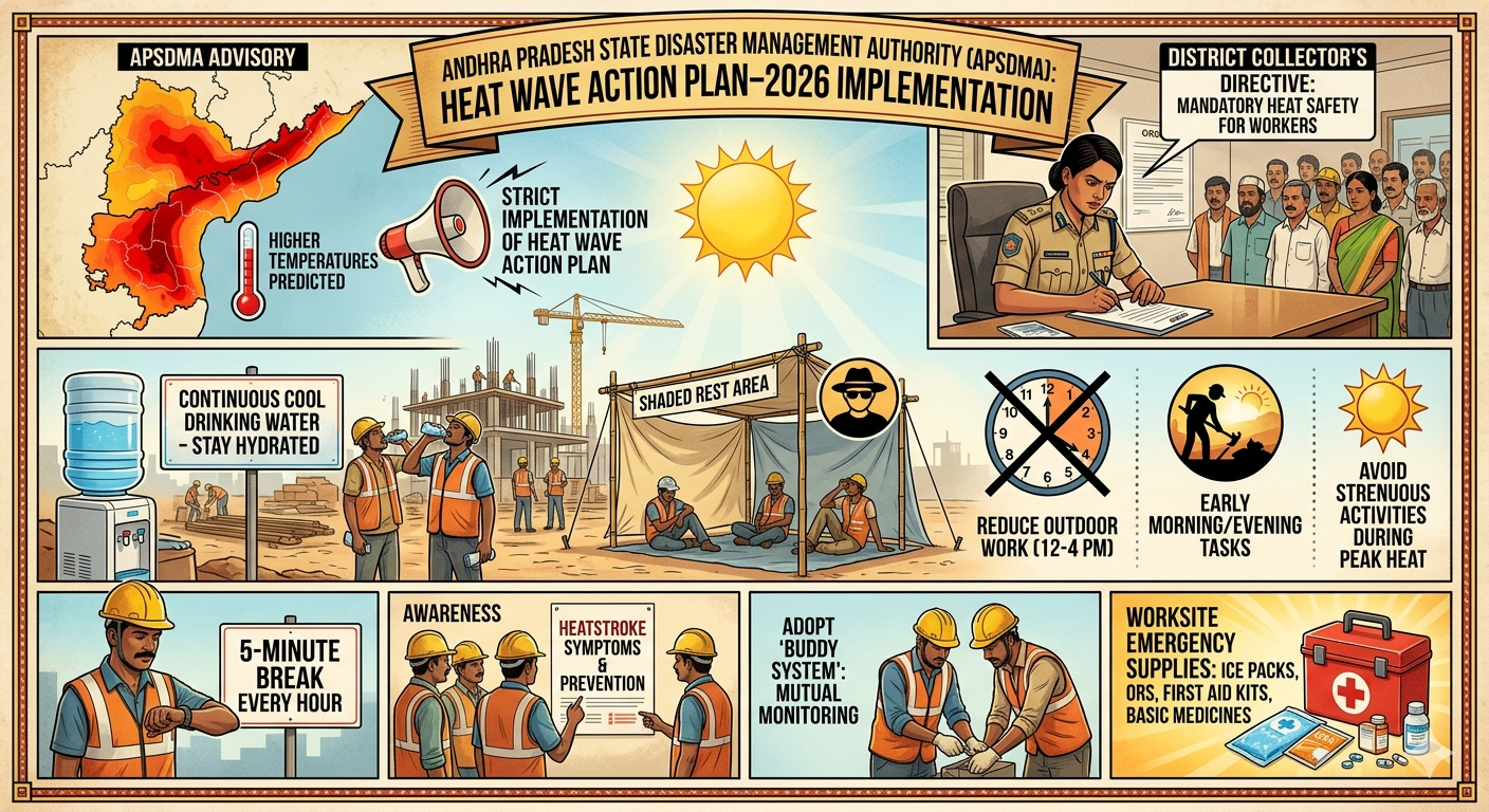 APSDMA Flags Heat Risk, Enforces Heat Action Plan 2026