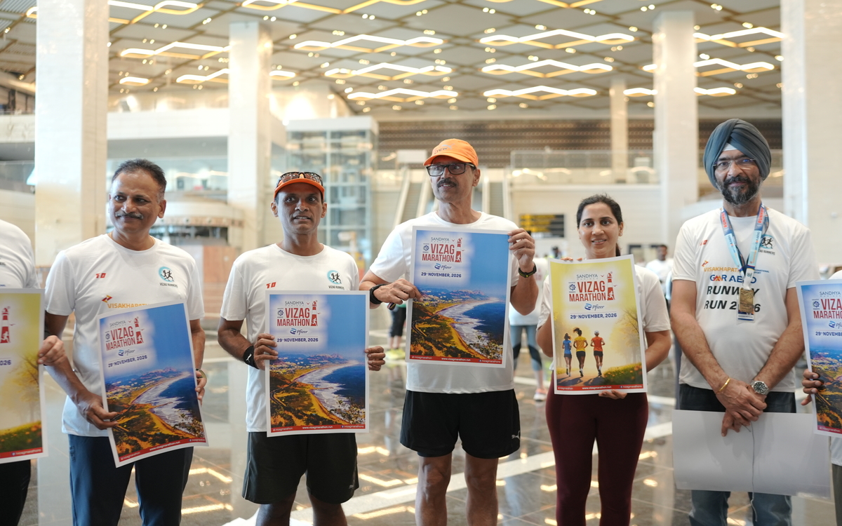 Run to Runway event draws fitness enthusiasts at Bhogapuram airport