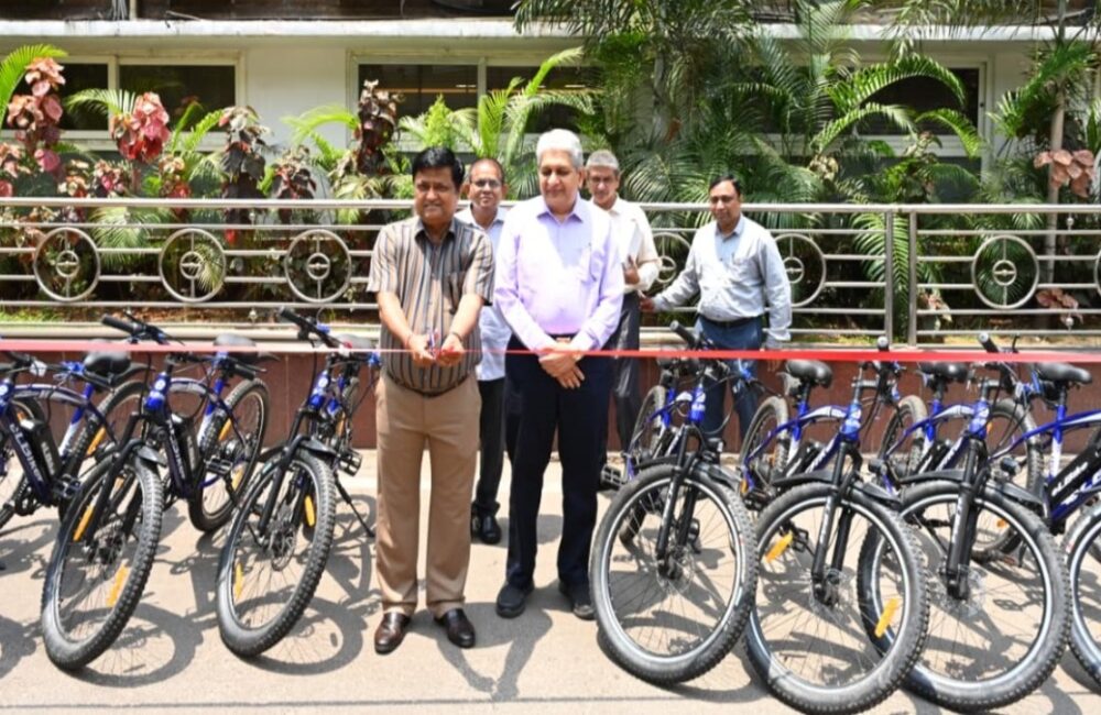 Waltair Division launches green mobility drive; e-bicycles introduced