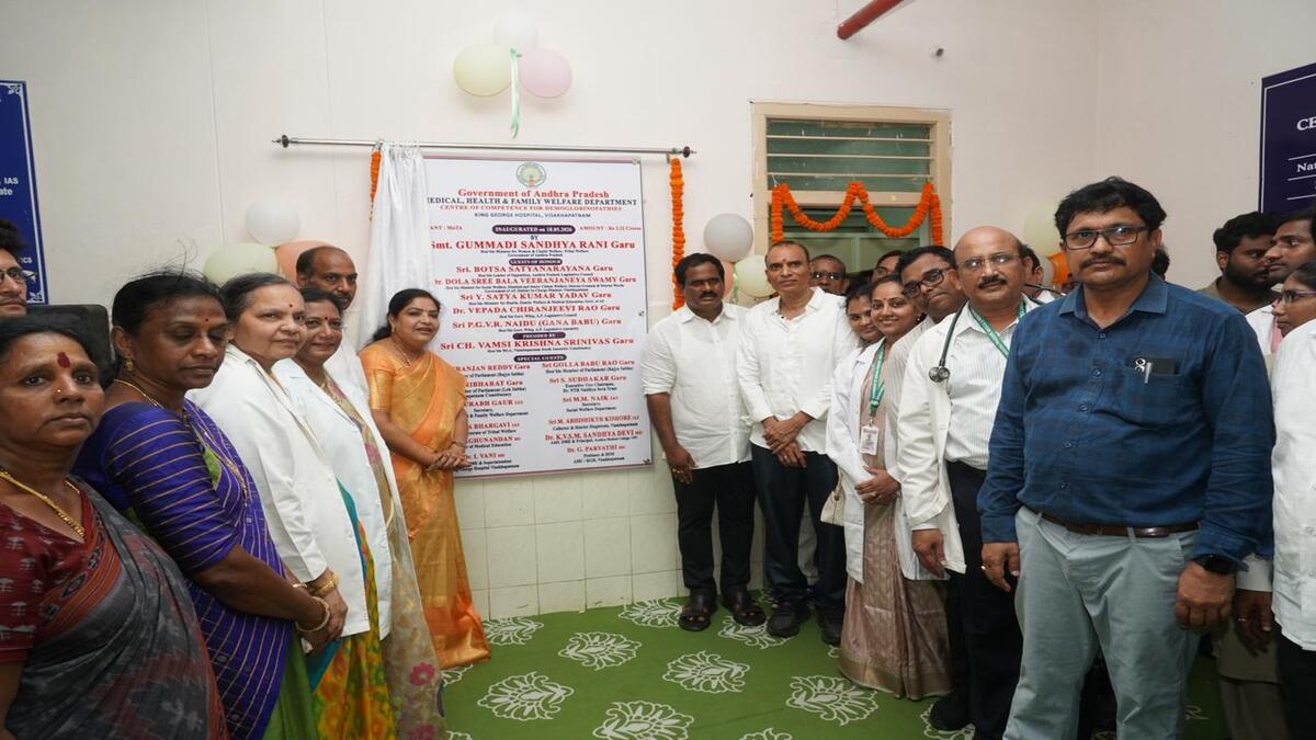 Hemoglobinopathy care centre inaugurated at KGH